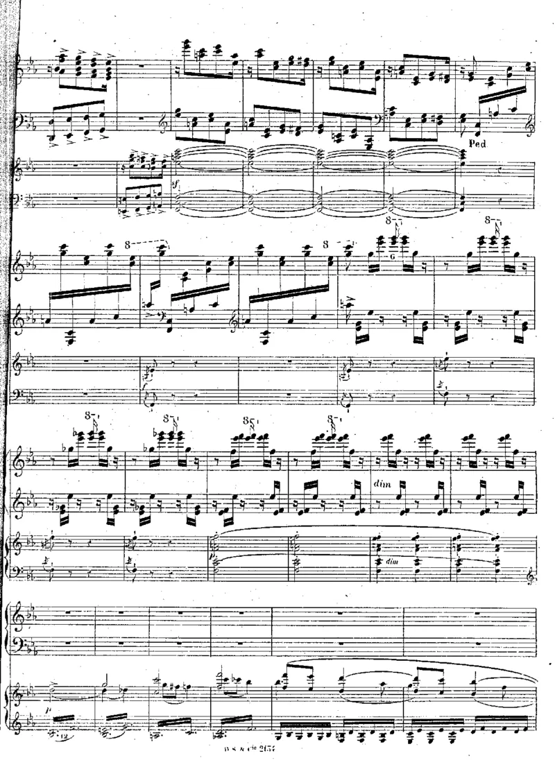 SaintSaens_Concerto_No.3_一万首著名钢琴曲谱哈农贝多芬合集视频教学电子版高清无水印可打印_1古典钢琴知名音乐家谱_圣桑钢琴谱全集_钢琴协奏曲