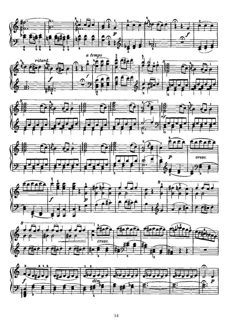 PianoSonataNo50inC_NoRestriction_一万首著名钢琴曲谱哈农贝多芬合集视频教学电子版高清无水印可打印_1古典钢琴知名音乐家谱_海顿钢琴谱全集_奏鸣曲