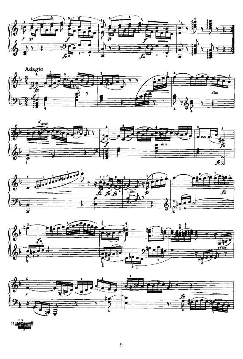 PianoSonataNo50inC_NoRestriction_一万首著名钢琴曲谱哈农贝多芬合集视频教学电子版高清无水印可打印_1古典钢琴知名音乐家谱_海顿钢琴谱全集_奏鸣曲