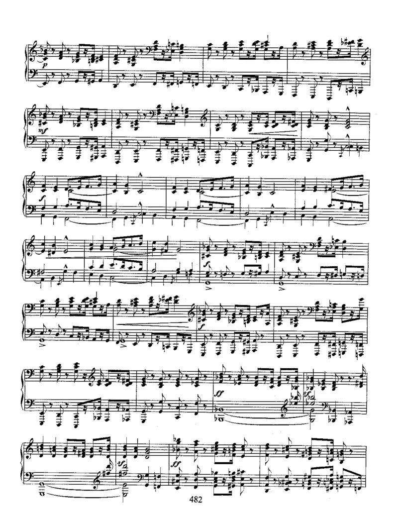 Schumann-Nachtstucke(NightPieces),Op.23_一万首著名钢琴曲谱哈农贝多芬合集视频教学电子版高清无水印可打印_1古典钢琴知名音乐家谱_舒曼钢琴谱全集_WORKS