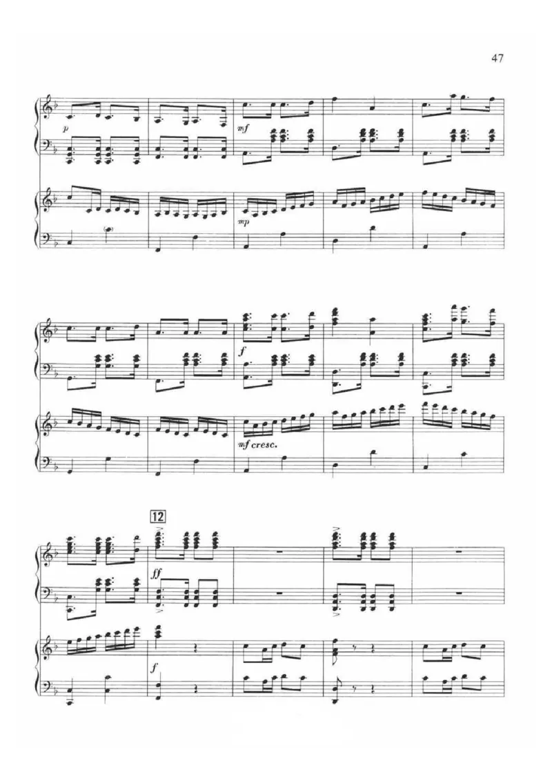 G__淘宝_中国作品_《黄河钢琴协奏曲》双钢琴谱洗星海钢琴谱_黄河_4保卫黄河_一万首著名钢琴曲谱哈农贝多芬合集视频教学电子版高清无水印可打印_04中国乐曲钢琴谱合集