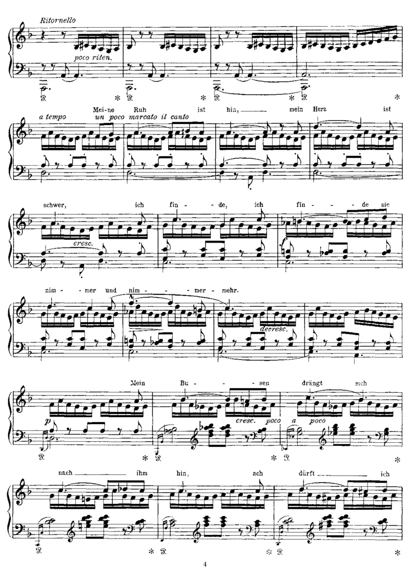 GretchenamSpinnrade(Schubert)_一万首著名钢琴曲谱哈农贝多芬合集视频教学电子版高清无水印可打印_1古典钢琴知名音乐家谱_李斯特钢琴谱全集_改编舒伯特