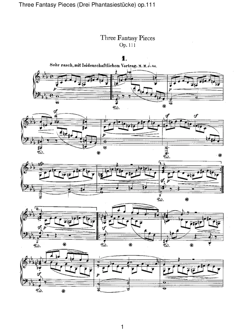 ThreeFantasyPieces(DreiPhantasiest&uuml;cke)op.111_一万首著名钢琴曲谱哈农贝多芬合集视频教学电子版高清无水印可打印_1古典钢琴知名音乐家谱_舒曼钢琴谱全集_RobertSchumann罗伯特&middot;舒曼(1810-1856)