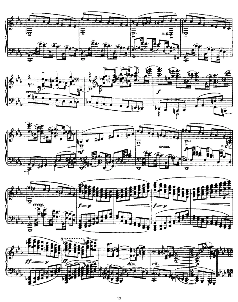 VariationsonaThemebyChopin,Op22_一万首著名钢琴曲谱哈农贝多芬合集视频教学电子版高清无水印可打印_1古典钢琴知名音乐家谱_拉赫玛尼诺夫钢琴谱全集