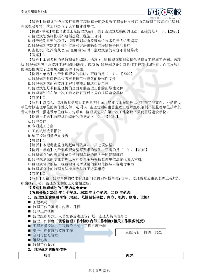 WM_18.第七章第一节监理规划_监理工程师_2025监理工程师_2025年监理工程师-各大机构_2025年监理-概论_机构1-HQ_01.精讲班-王.竹梅_讲义