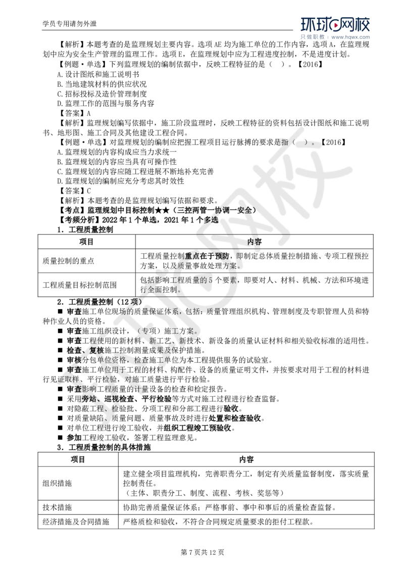 WM_18.第七章第一节监理规划_监理工程师_2025监理工程师_2025年监理工程师-各大机构_2025年监理-概论_机构1-HQ_01.精讲班-王.竹梅_讲义