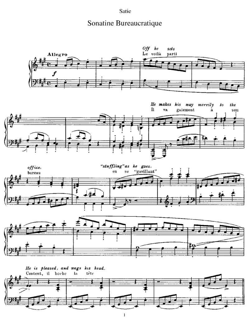 SonatineBureaucratique_一万首著名钢琴曲谱哈农贝多芬合集视频教学电子版高清无水印可打印_1古典钢琴知名音乐家谱_萨蒂钢琴谱全集_其他