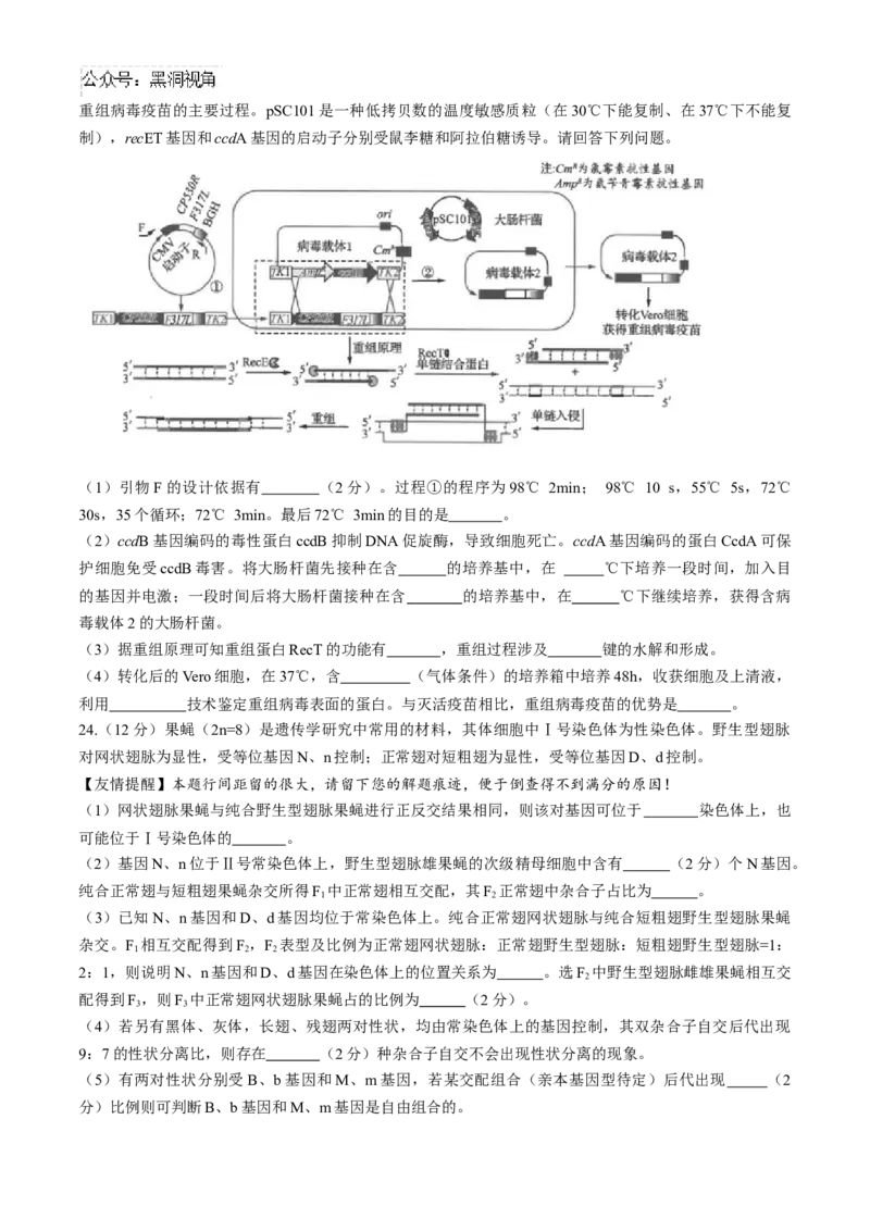 江苏省海安高级中学2024-2025学年高三上学期9月月考生物试题（有答案）_2024-2025高三（6-6月题库）_2024年09月试卷_0913江苏省南通市海安高级中学2024-2025学年高三上学期9月月考