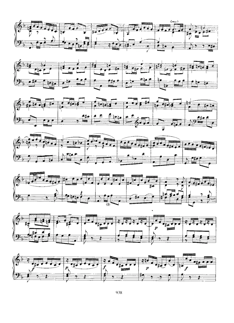 sonataBWV963-966_一万首著名钢琴曲谱哈农贝多芬合集视频教学电子版高清无水印可打印_1古典钢琴知名音乐家谱_巴赫钢琴谱全集