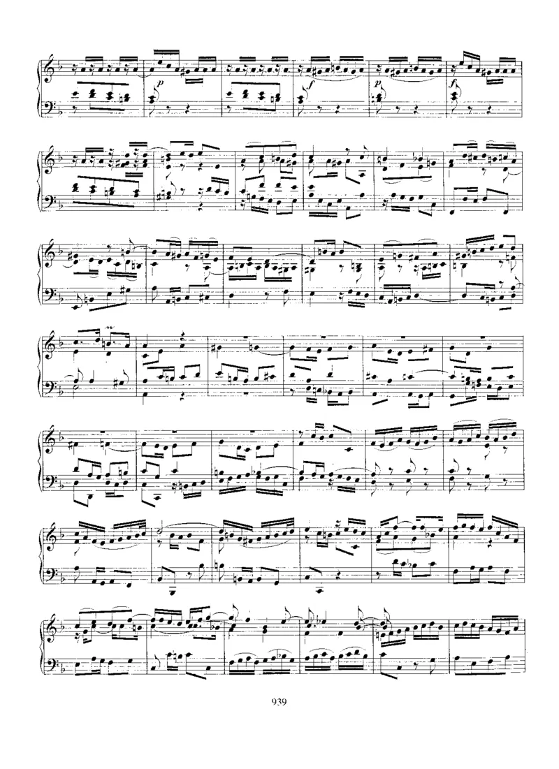 sonataBWV963-966_一万首著名钢琴曲谱哈农贝多芬合集视频教学电子版高清无水印可打印_1古典钢琴知名音乐家谱_巴赫钢琴谱全集