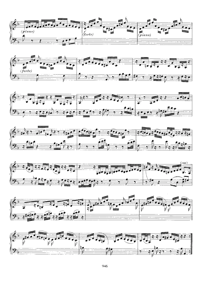 sonataBWV963-966_一万首著名钢琴曲谱哈农贝多芬合集视频教学电子版高清无水印可打印_1古典钢琴知名音乐家谱_巴赫钢琴谱全集