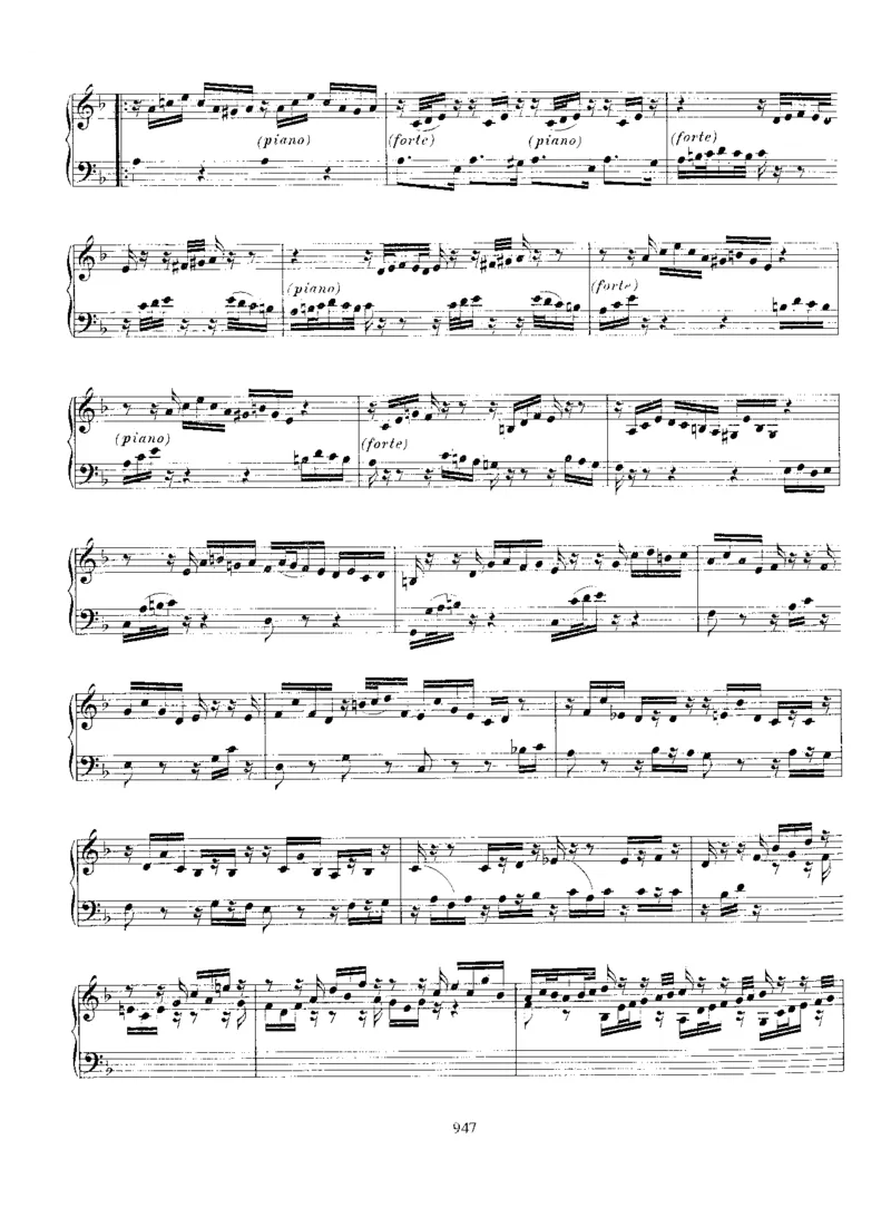 sonataBWV963-966_一万首著名钢琴曲谱哈农贝多芬合集视频教学电子版高清无水印可打印_1古典钢琴知名音乐家谱_巴赫钢琴谱全集