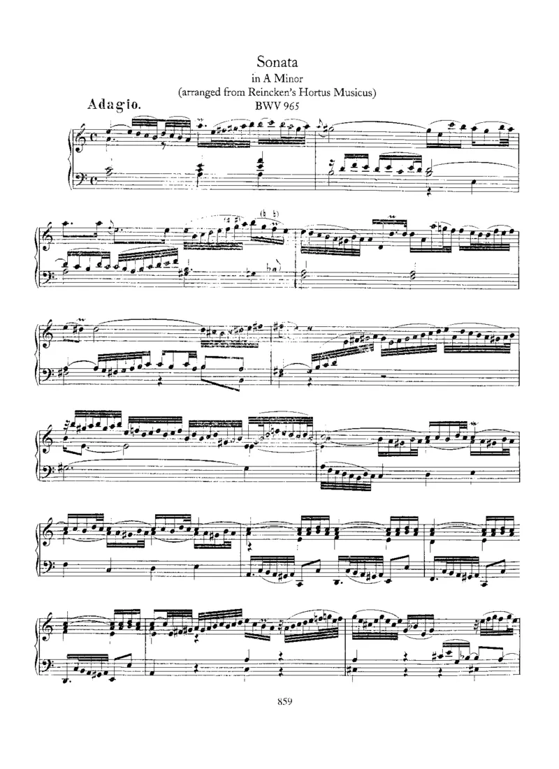 sonataBWV963-966_一万首著名钢琴曲谱哈农贝多芬合集视频教学电子版高清无水印可打印_1古典钢琴知名音乐家谱_巴赫钢琴谱全集