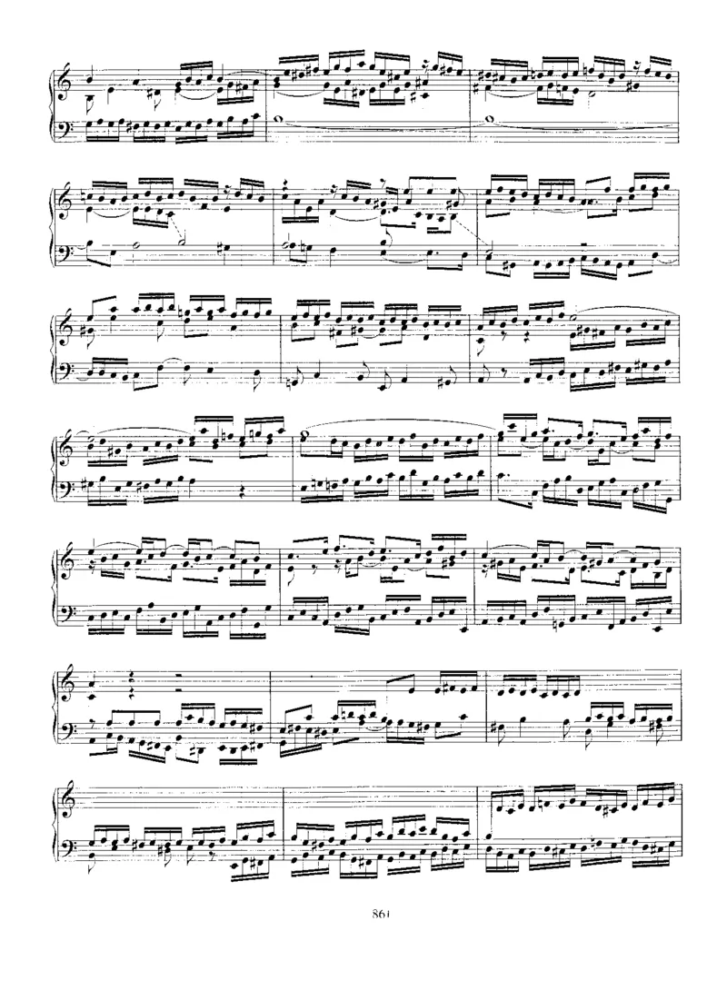 sonataBWV963-966_一万首著名钢琴曲谱哈农贝多芬合集视频教学电子版高清无水印可打印_1古典钢琴知名音乐家谱_巴赫钢琴谱全集