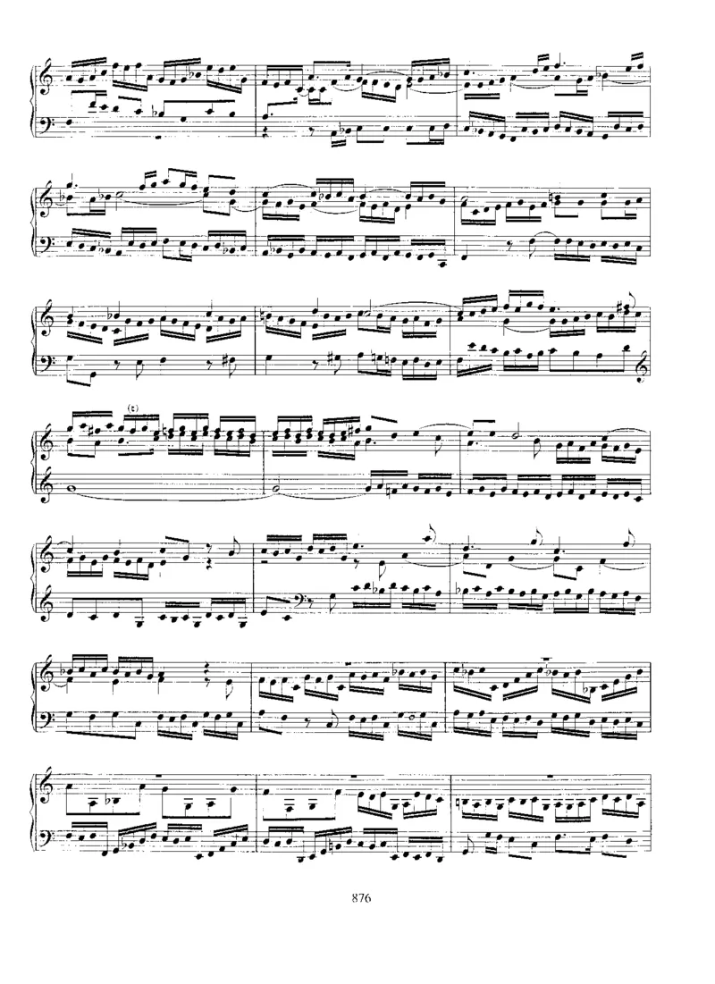 sonataBWV963-966_一万首著名钢琴曲谱哈农贝多芬合集视频教学电子版高清无水印可打印_1古典钢琴知名音乐家谱_巴赫钢琴谱全集