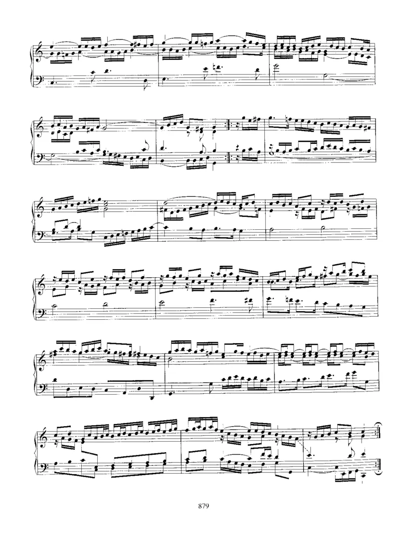 sonataBWV963-966_一万首著名钢琴曲谱哈农贝多芬合集视频教学电子版高清无水印可打印_1古典钢琴知名音乐家谱_巴赫钢琴谱全集