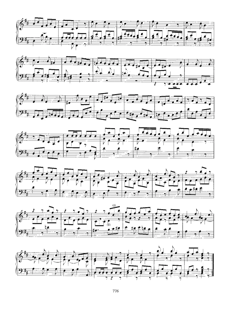 sonataBWV963-966_一万首著名钢琴曲谱哈农贝多芬合集视频教学电子版高清无水印可打印_1古典钢琴知名音乐家谱_巴赫钢琴谱全集