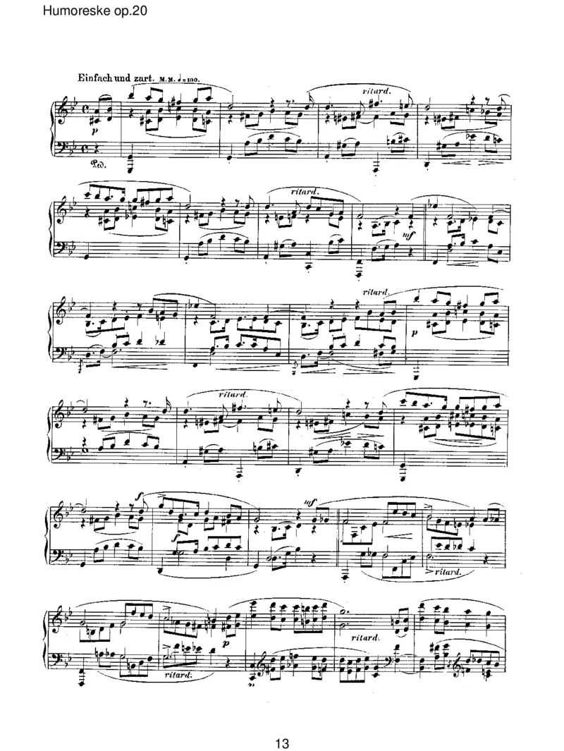 Humoreskeop.20_一万首著名钢琴曲谱哈农贝多芬合集视频教学电子版高清无水印可打印_1古典钢琴知名音乐家谱_舒曼钢琴谱全集_RobertSchumann罗伯特&middot;舒曼(1810-1856)