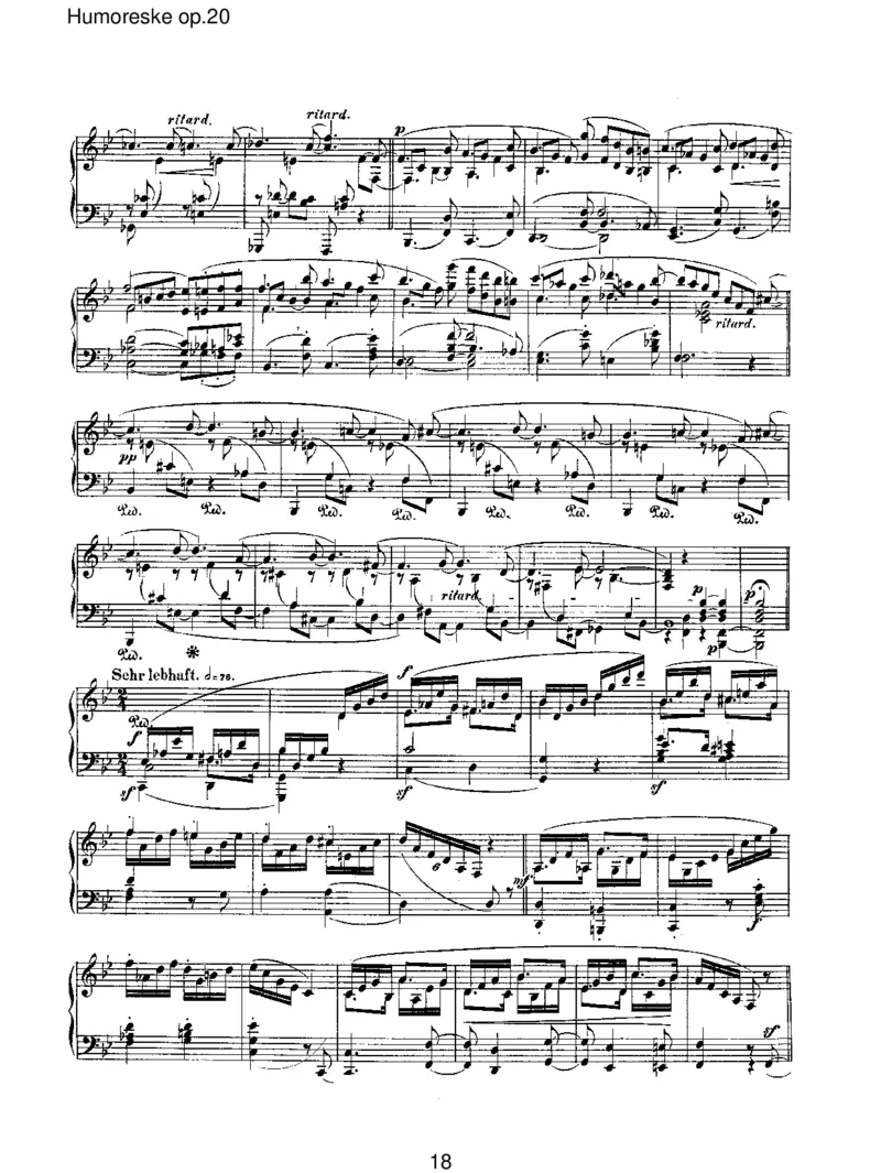 Humoreskeop.20_一万首著名钢琴曲谱哈农贝多芬合集视频教学电子版高清无水印可打印_1古典钢琴知名音乐家谱_舒曼钢琴谱全集_RobertSchumann罗伯特&middot;舒曼(1810-1856)