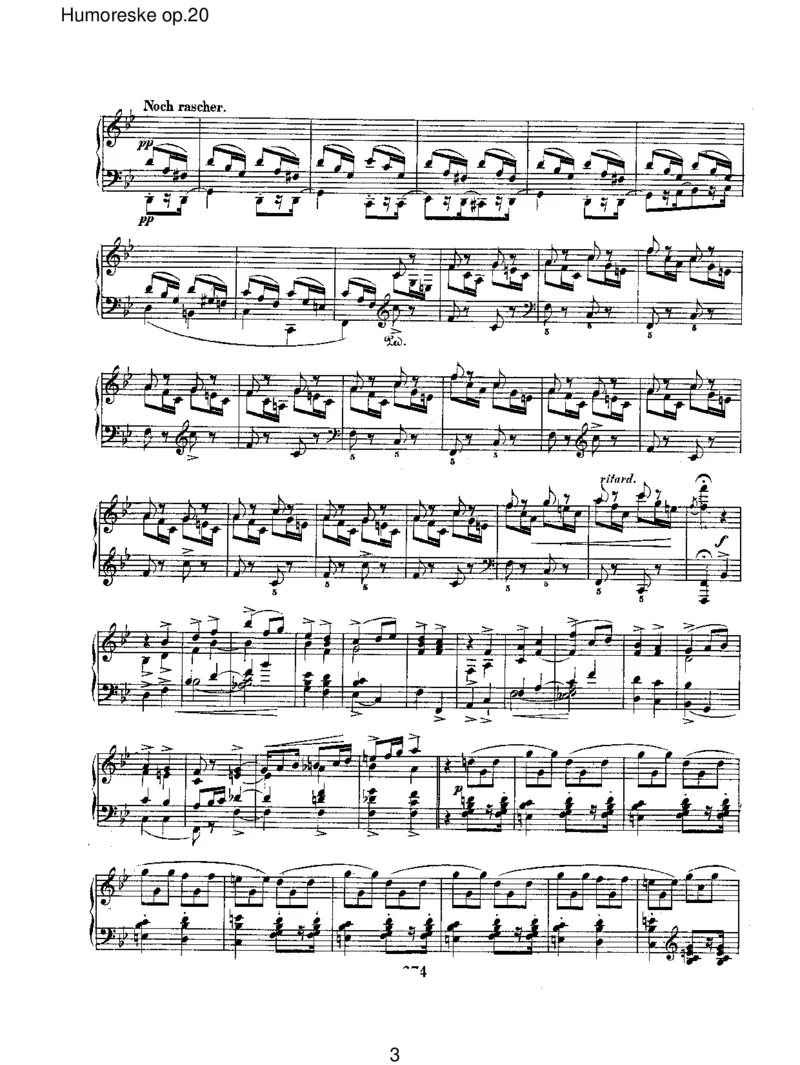 Humoreskeop.20_一万首著名钢琴曲谱哈农贝多芬合集视频教学电子版高清无水印可打印_1古典钢琴知名音乐家谱_舒曼钢琴谱全集_RobertSchumann罗伯特&middot;舒曼(1810-1856)