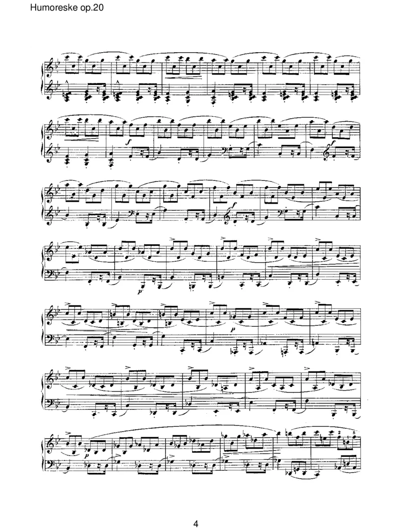 Humoreskeop.20_一万首著名钢琴曲谱哈农贝多芬合集视频教学电子版高清无水印可打印_1古典钢琴知名音乐家谱_舒曼钢琴谱全集_RobertSchumann罗伯特&middot;舒曼(1810-1856)