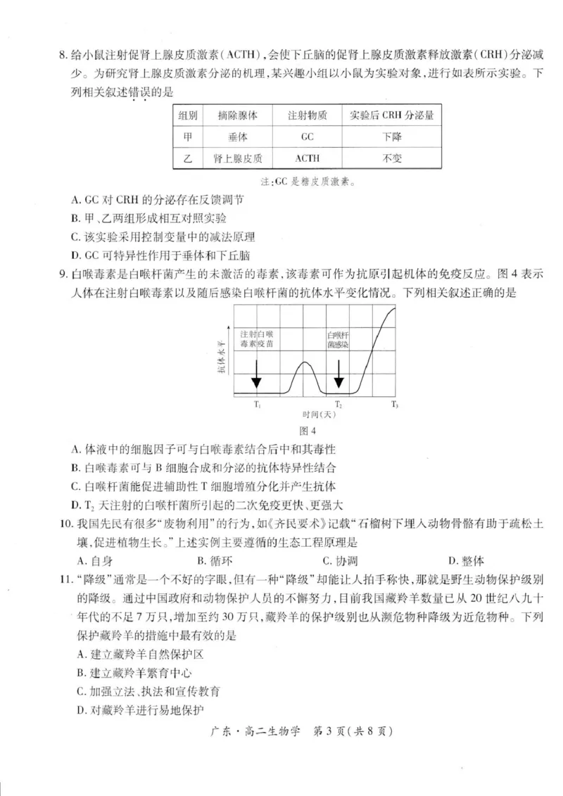 广东省2024-2025学年高二下学期第一次学情联合检测生物学试卷（PDF版，无答案）_2024-2025高二（7-7月题库）_2025年04月试卷(1)_0405广东省部分校2024-2025学年高二下学期第一次学情联合检测