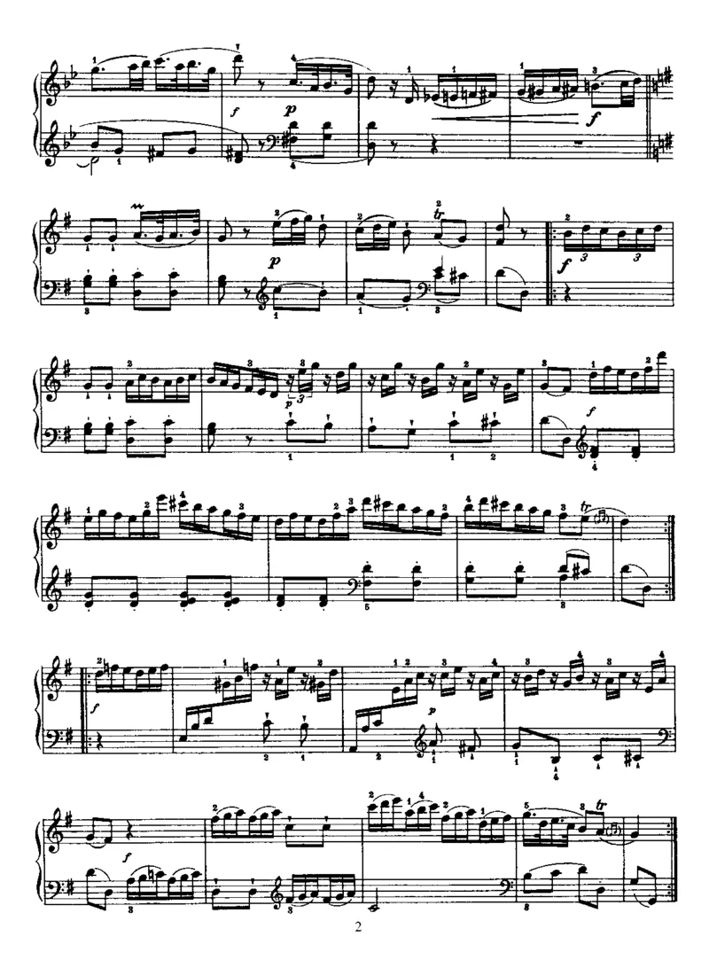 PianoSonataNo39inG_NoRestriction_一万首著名钢琴曲谱哈农贝多芬合集视频教学电子版高清无水印可打印_1古典钢琴知名音乐家谱_海顿钢琴谱全集_奏鸣曲