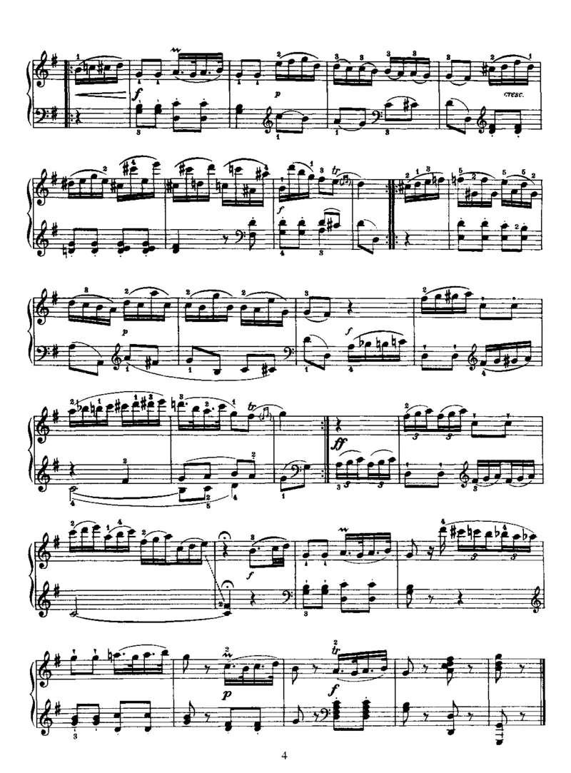 PianoSonataNo39inG_NoRestriction_一万首著名钢琴曲谱哈农贝多芬合集视频教学电子版高清无水印可打印_1古典钢琴知名音乐家谱_海顿钢琴谱全集_奏鸣曲