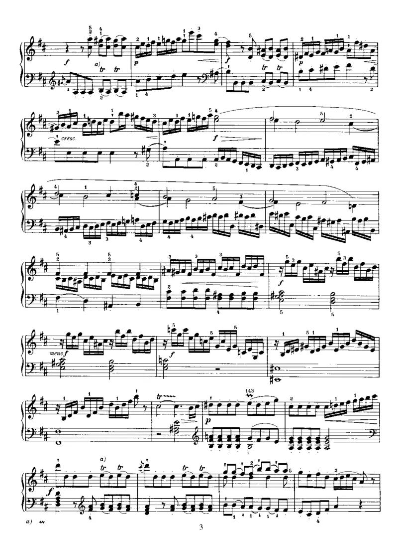 PianoSonataNo37inD_NoRestriction_一万首著名钢琴曲谱哈农贝多芬合集视频教学电子版高清无水印可打印_1古典钢琴知名音乐家谱_海顿钢琴谱全集_奏鸣曲