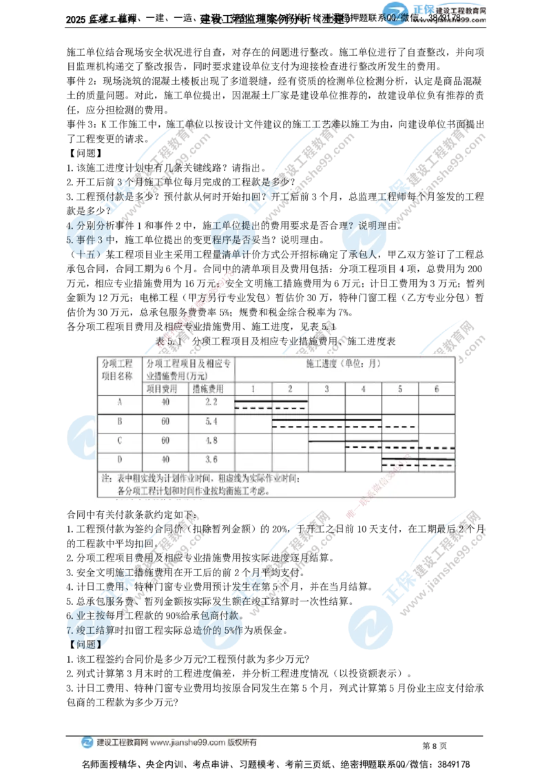 JG-土建案例-关键20题_监理工程师_2025监理工程师_2025年监理工程师SVIP_2025年监理土建案例SVIP_05-考前密训✿央企特训✿机构普押_07-案例《关键50题》JG