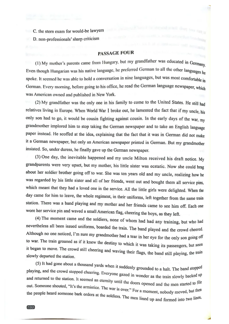 TEM4新题型-阅读理解_2025专四专八真题及备考资料_2009-2024专四真题+备考资料_2024专四备考资料合辑（电子书）_24专四阅读_2024英语专业四级阅读理解