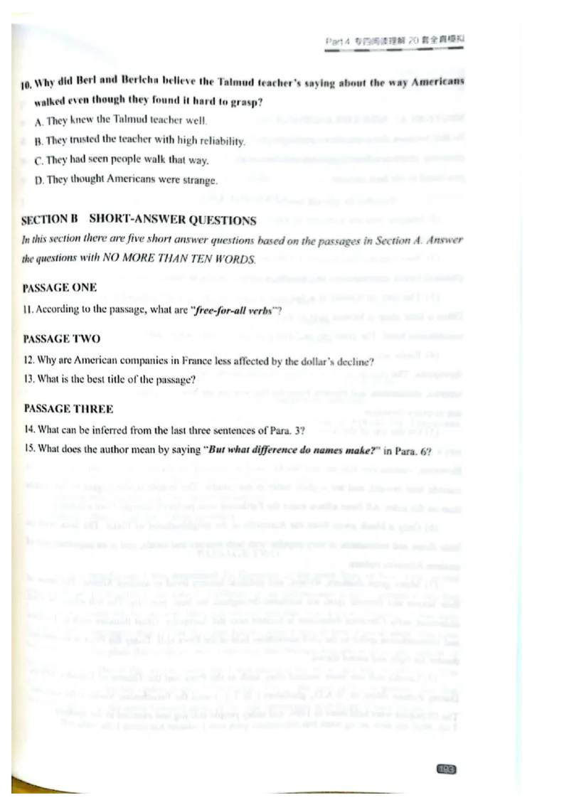 TEM4新题型-阅读理解_2025专四专八真题及备考资料_2009-2024专四真题+备考资料_2024专四备考资料合辑（电子书）_24专四阅读_2024英语专业四级阅读理解