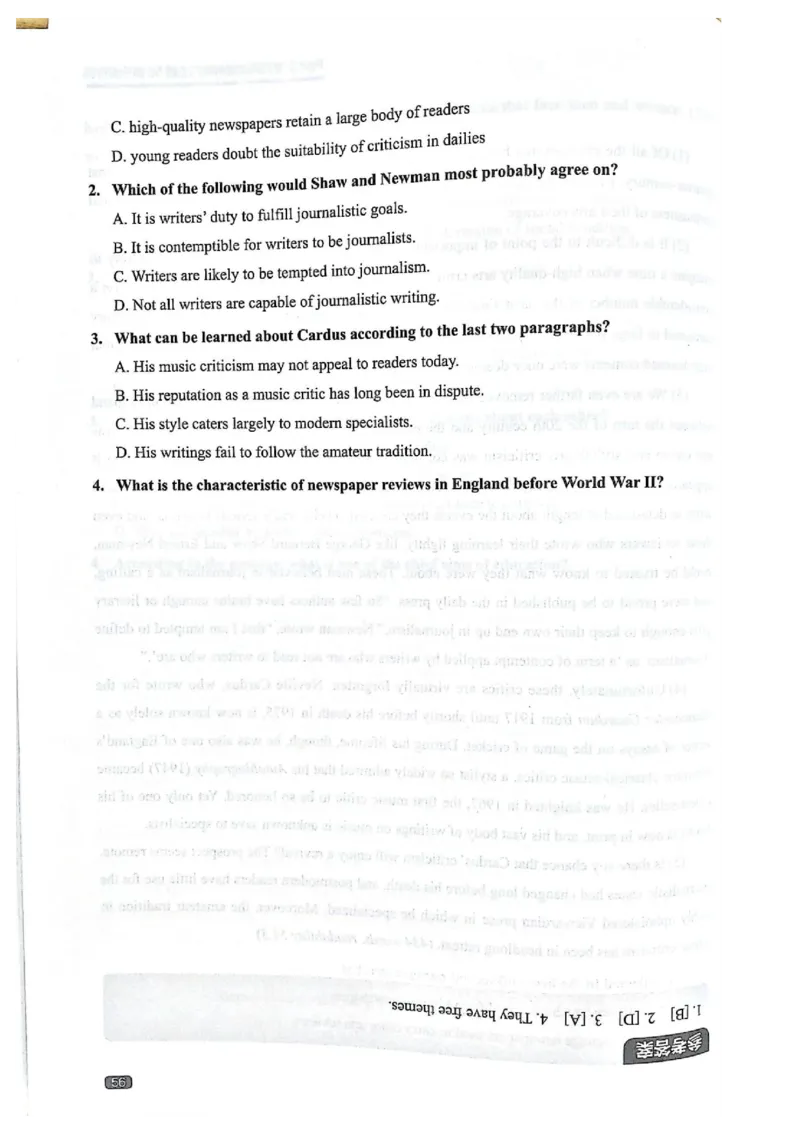 TEM4新题型-阅读理解_2025专四专八真题及备考资料_2009-2024专四真题+备考资料_2024专四备考资料合辑（电子书）_24专四阅读_2024英语专业四级阅读理解