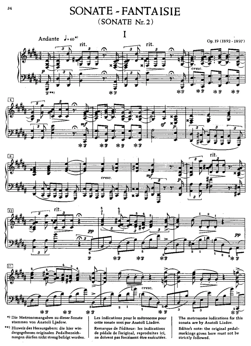 PianoSonataNo2ing#,Op19_一万首著名钢琴曲谱哈农贝多芬合集视频教学电子版高清无水印可打印_1古典钢琴知名音乐家谱_斯克里亚宾钢琴谱全集_奏鸣曲