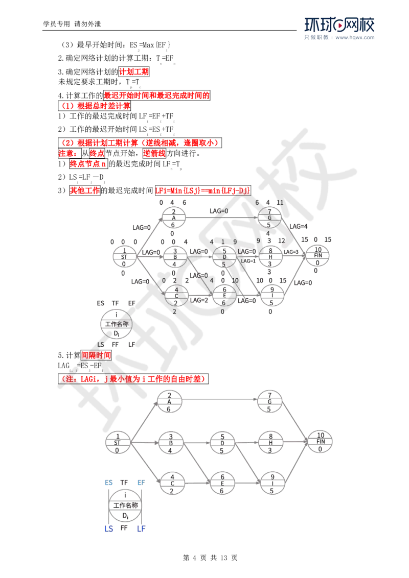 WM_19.进度：第二章第一节网络计划技术基本知识(二)_监理工程师_2025监理工程师_2025年监理工程师-各大机构_2025年监理-水利目标_01.精讲班-吕.桂军_讲义