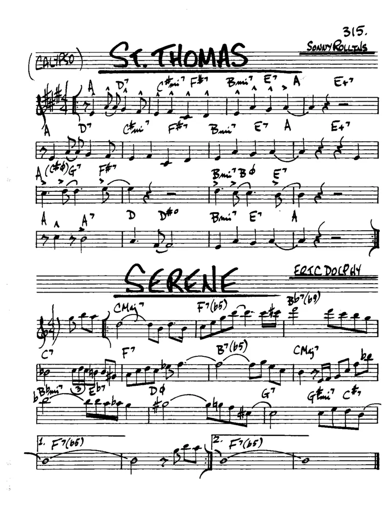 TheRealBookVolume-2-Eb(2)_一万首著名钢琴曲谱哈农贝多芬合集视频教学电子版高清无水印可打印_07各风格钢琴谱合集_JazzPiano_原版钢琴教材附音频