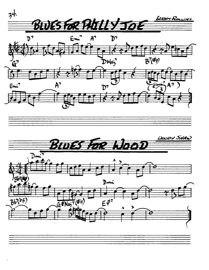 TheRealBookVolume-2-Eb(2)_一万首著名钢琴曲谱哈农贝多芬合集视频教学电子版高清无水印可打印_07各风格钢琴谱合集_JazzPiano_原版钢琴教材附音频