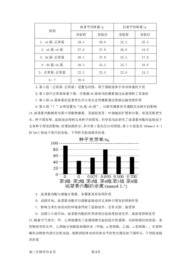 广东省茂名市信宜市2025-2026学年高二上学期11月期中考试生物PDF版含答案_2024-2025高二（7-7月题库）_2026年1月高二_260105广东省茂名市信宜市2025-2026学年高二上学期期中考试（全）