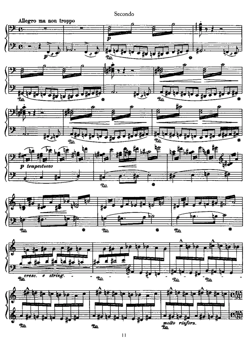 LesPreludes(4Hands)_一万首著名钢琴曲谱哈农贝多芬合集视频教学电子版高清无水印可打印_1古典钢琴知名音乐家谱_李斯特钢琴谱全集_其他作品