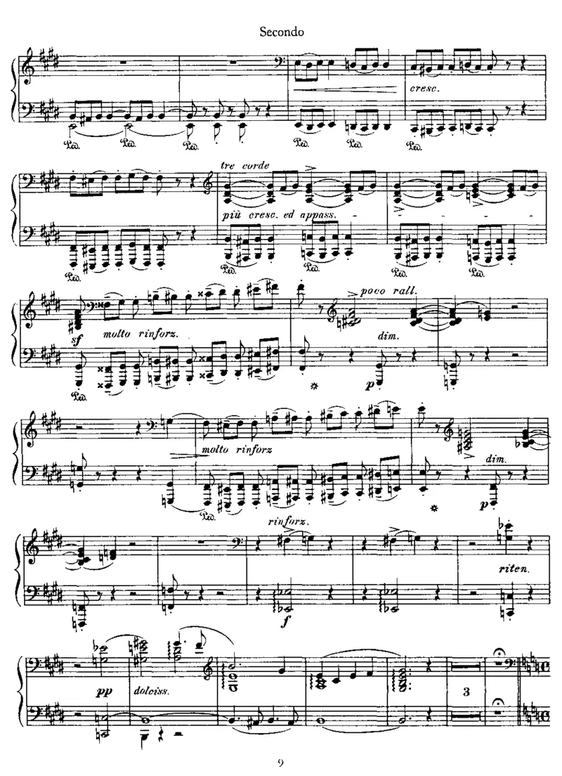 LesPreludes(4Hands)_一万首著名钢琴曲谱哈农贝多芬合集视频教学电子版高清无水印可打印_1古典钢琴知名音乐家谱_李斯特钢琴谱全集_其他作品