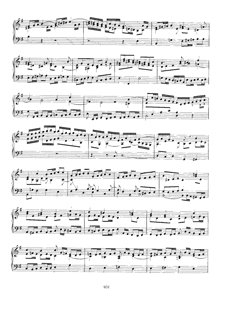 Fugueine,BWV956_一万首著名钢琴曲谱哈农贝多芬合集视频教学电子版高清无水印可打印_1古典钢琴知名音乐家谱_巴赫钢琴谱全集_Preludes，Fantasias，Fugues