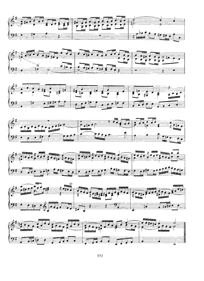 Fugueine,BWV956_一万首著名钢琴曲谱哈农贝多芬合集视频教学电子版高清无水印可打印_1古典钢琴知名音乐家谱_巴赫钢琴谱全集_Preludes，Fantasias，Fugues