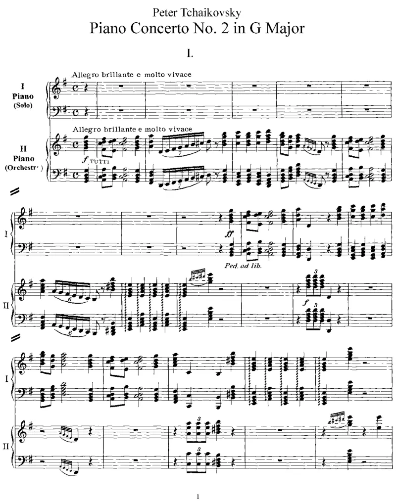 PianoConcertoNo2inG,Op44(2Piano)_一万首著名钢琴曲谱哈农贝多芬合集视频教学电子版高清无水印可打印_1古典钢琴知名音乐家谱_柴科夫斯基钢琴谱全集