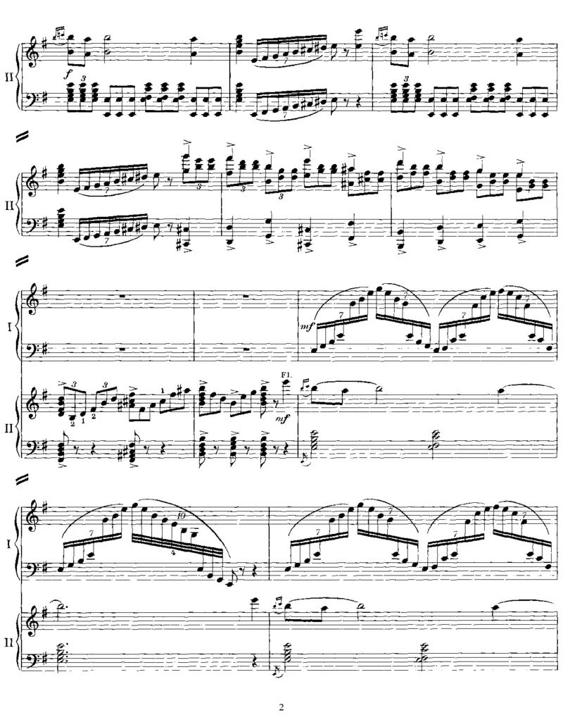 PianoConcertoNo2inG,Op44(2Piano)_一万首著名钢琴曲谱哈农贝多芬合集视频教学电子版高清无水印可打印_1古典钢琴知名音乐家谱_柴科夫斯基钢琴谱全集