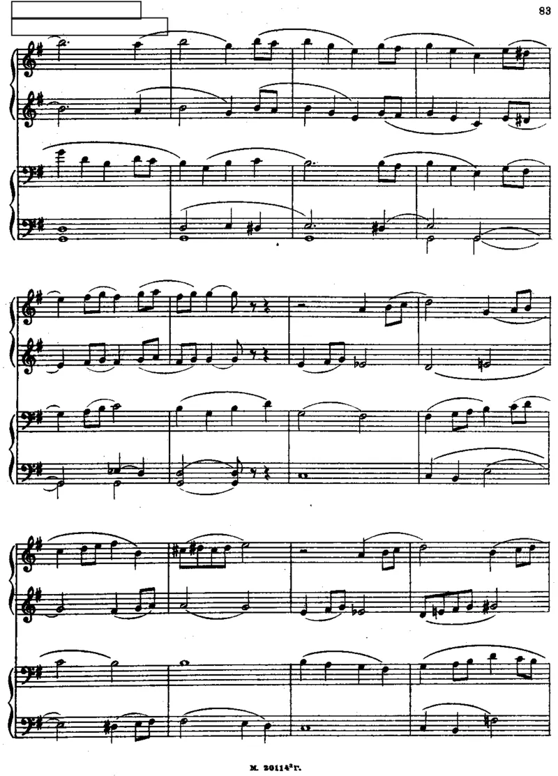 Rachmaninov-RomanceinGMajorfor4hands_一万首著名钢琴曲谱哈农贝多芬合集视频教学电子版高清无水印可打印_1古典钢琴知名音乐家谱_拉赫玛尼诺夫钢琴谱全集