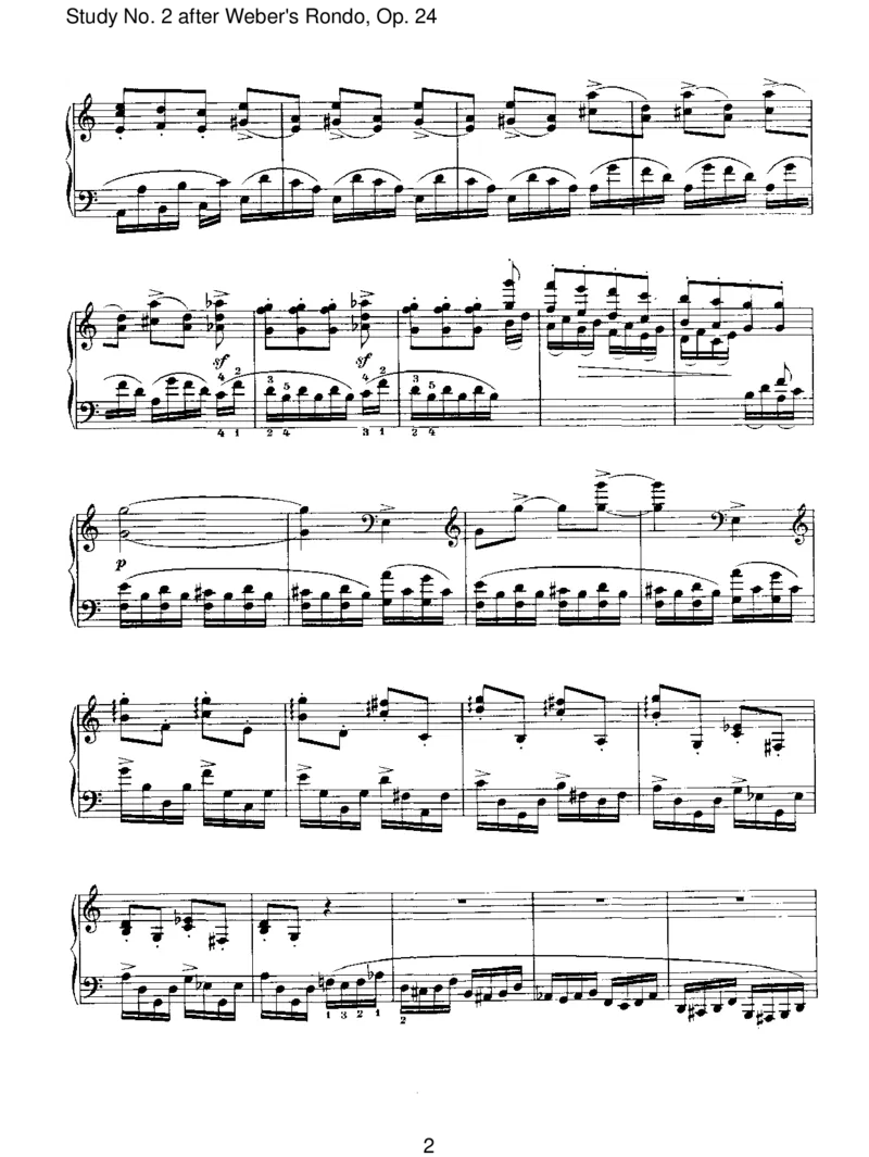 StudyNo.2afterWeber'sRondo,Op.24_一万首著名钢琴曲谱哈农贝多芬合集视频教学电子版高清无水印可打印_1古典钢琴知名音乐家谱_勃拉姆斯钢琴谱全集