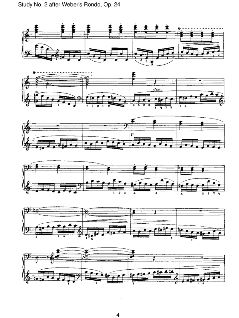 StudyNo.2afterWeber'sRondo,Op.24_一万首著名钢琴曲谱哈农贝多芬合集视频教学电子版高清无水印可打印_1古典钢琴知名音乐家谱_勃拉姆斯钢琴谱全集