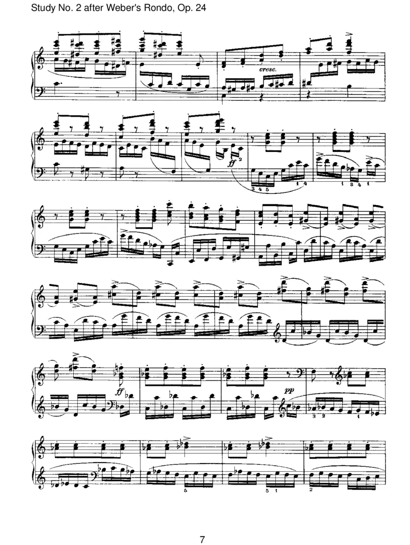 StudyNo.2afterWeber'sRondo,Op.24_一万首著名钢琴曲谱哈农贝多芬合集视频教学电子版高清无水印可打印_1古典钢琴知名音乐家谱_勃拉姆斯钢琴谱全集
