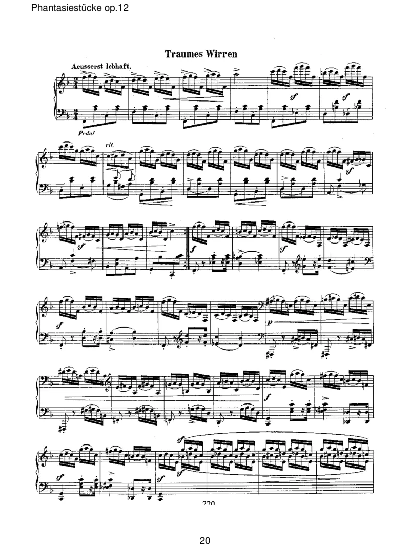 Phantasiest&uuml;ckeop.12_一万首著名钢琴曲谱哈农贝多芬合集视频教学电子版高清无水印可打印_1古典钢琴知名音乐家谱_舒曼钢琴谱全集_RobertSchumann罗伯特&middot;舒曼(1810-1856)