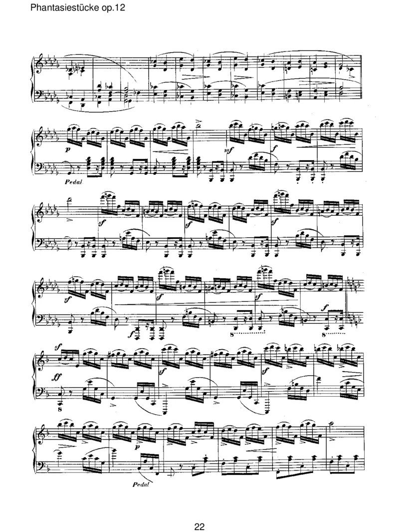 Phantasiest&uuml;ckeop.12_一万首著名钢琴曲谱哈农贝多芬合集视频教学电子版高清无水印可打印_1古典钢琴知名音乐家谱_舒曼钢琴谱全集_RobertSchumann罗伯特&middot;舒曼(1810-1856)
